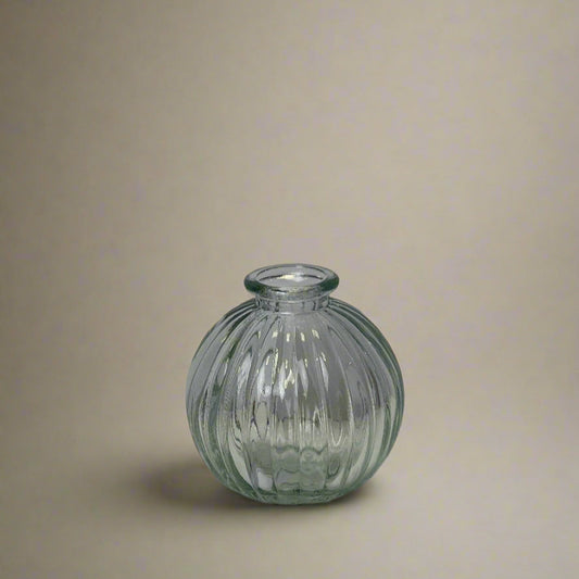 Clear Round Bottle