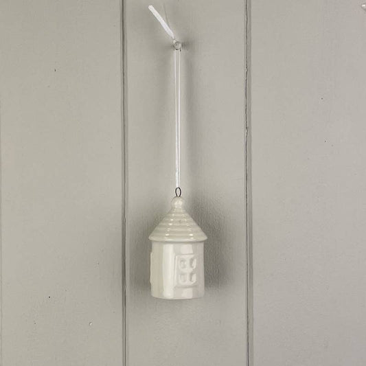 White Ceramic Hanging House Decoration