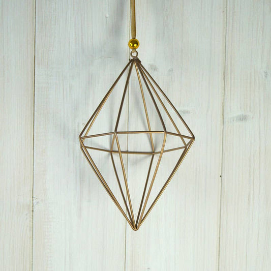 Gold Metal Geometric Decoration