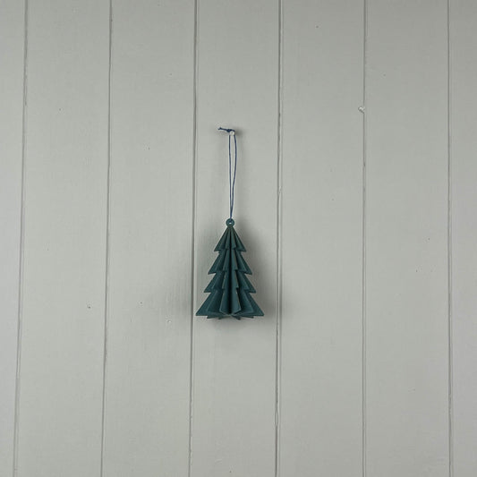 Blue 3D Christmas Tree