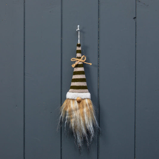 Hanging Green and Beige Hanging Gonk