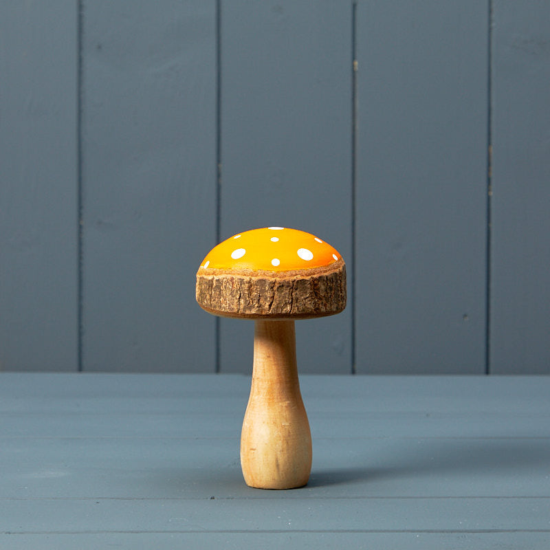 Orange Wooden Mushroom