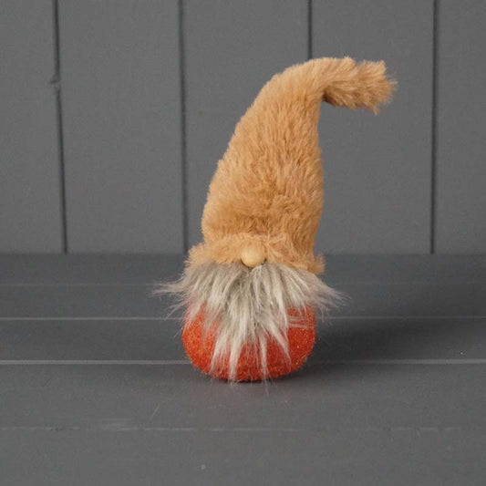 Bright Orange Gonk with Furry Hat