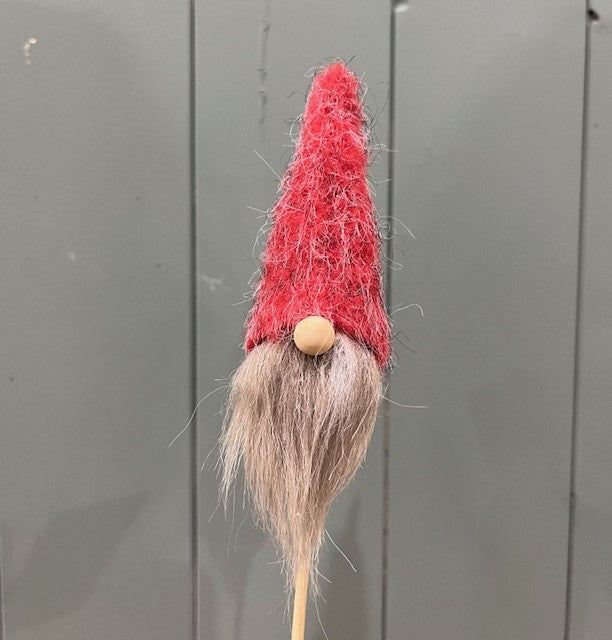 Red Woolly Gonk with Pick