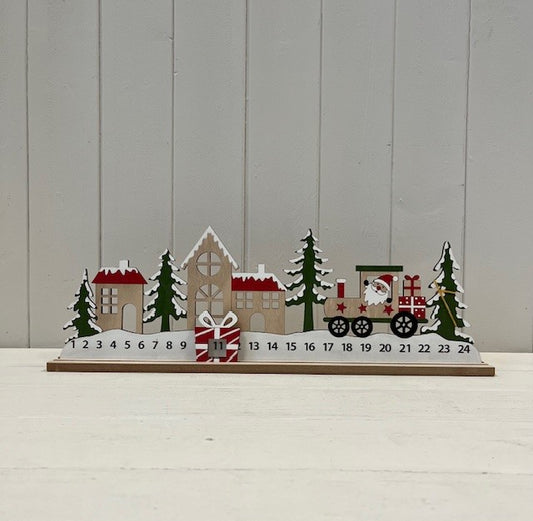 Wooden Tractor Advent Calendar