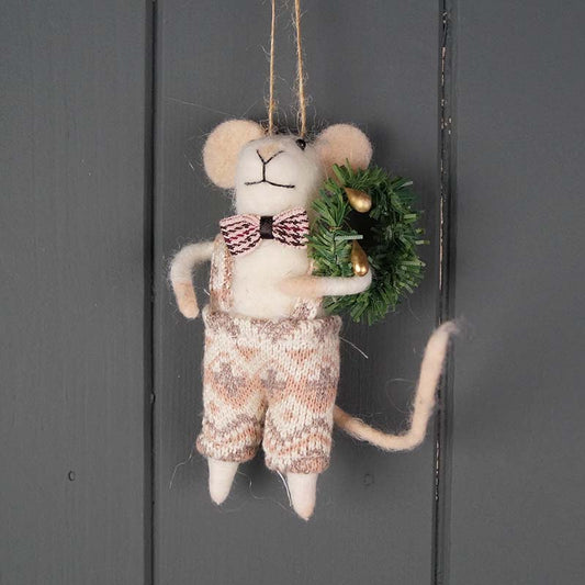 Hanging Felt Mouse