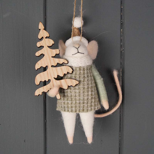 Hanging Felt Mouse
