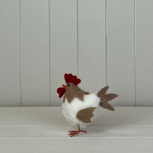 Spring Beige And White Chicken