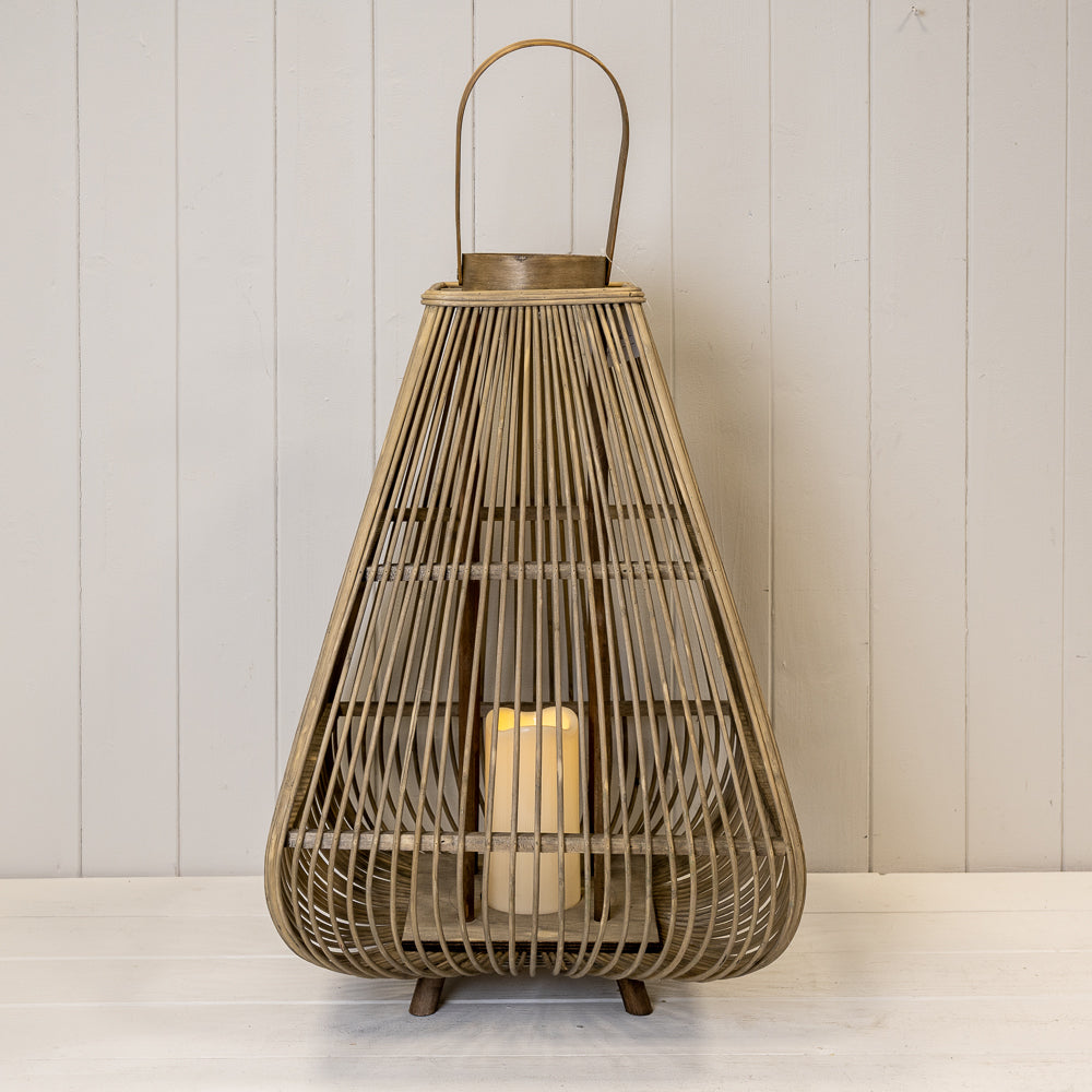 Bamboo Lanterns With Led Candle