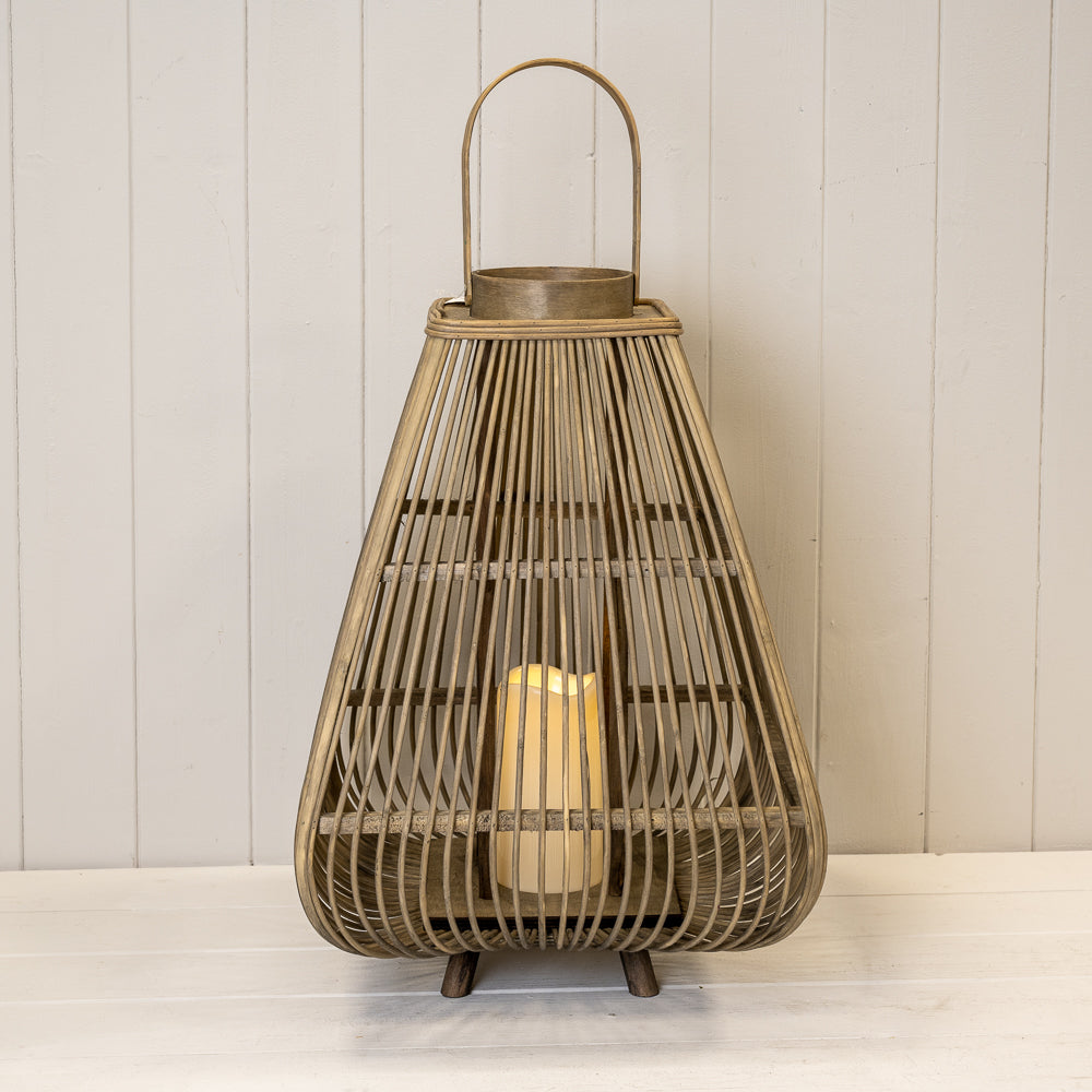 Bamboo Lanterns With Led Candle