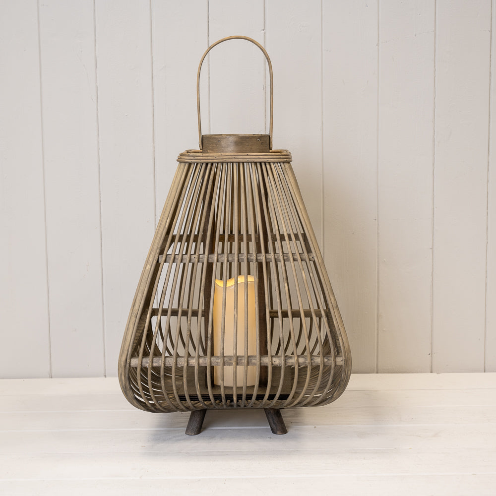 Bamboo Lanterns With Led Candle