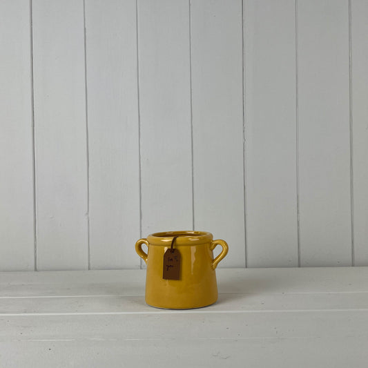 Burnt Yellow "For You" Pot
