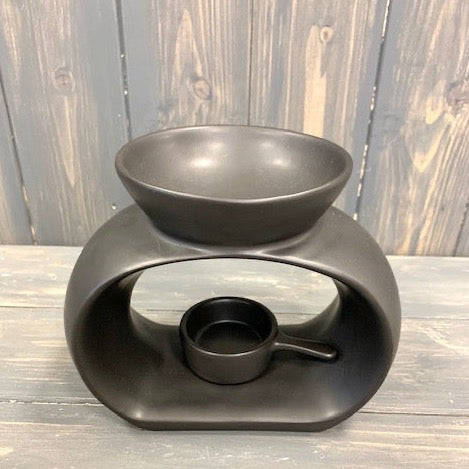 Black Ceramic Wax/Oil Burner