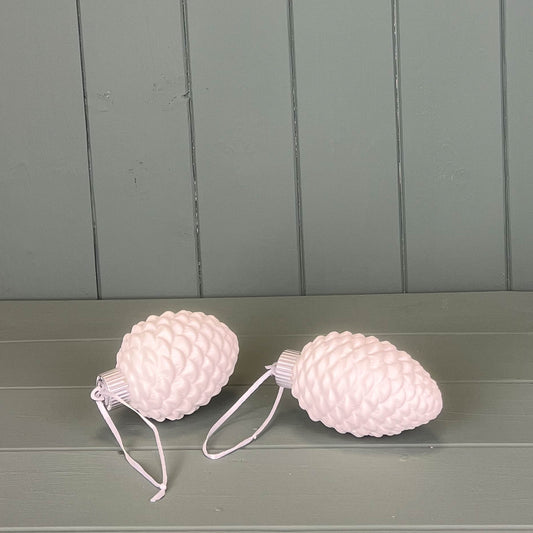 Hanging Ceramic Led Pinecone