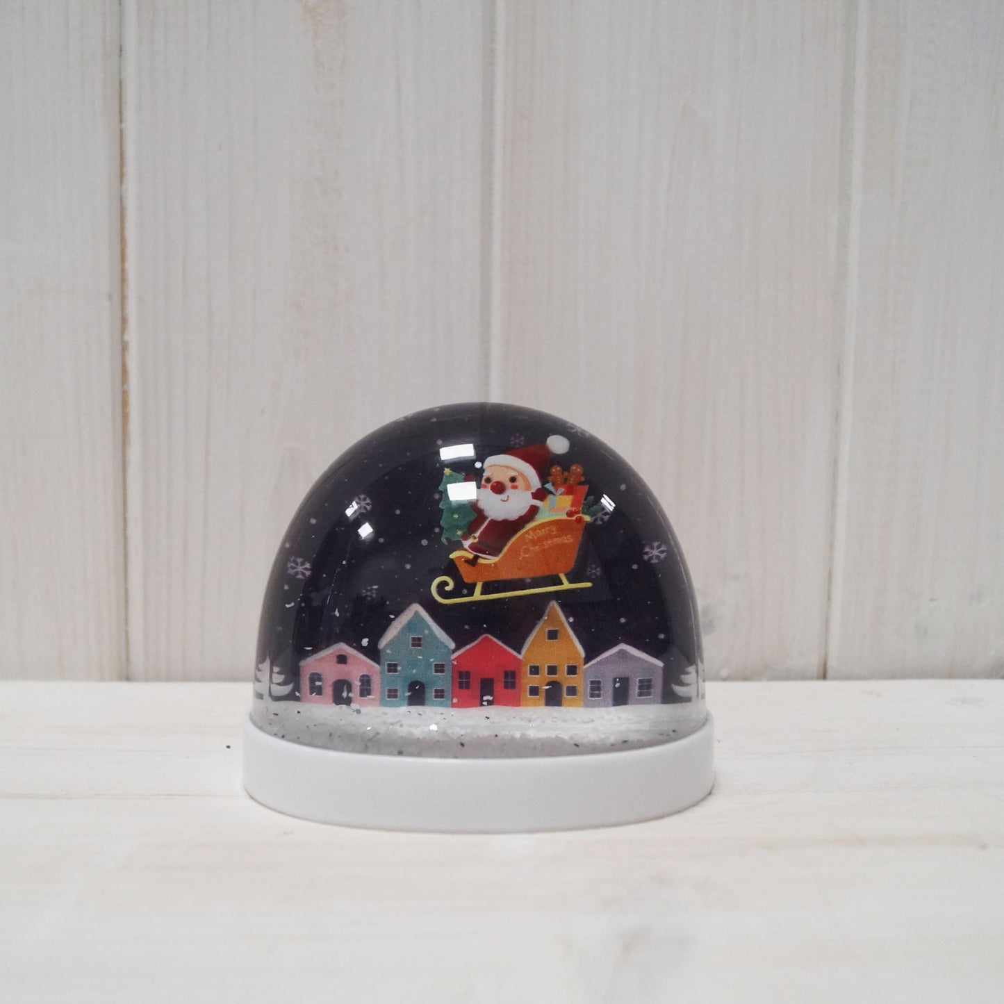 Snow Globe with Santa in His Sleigh