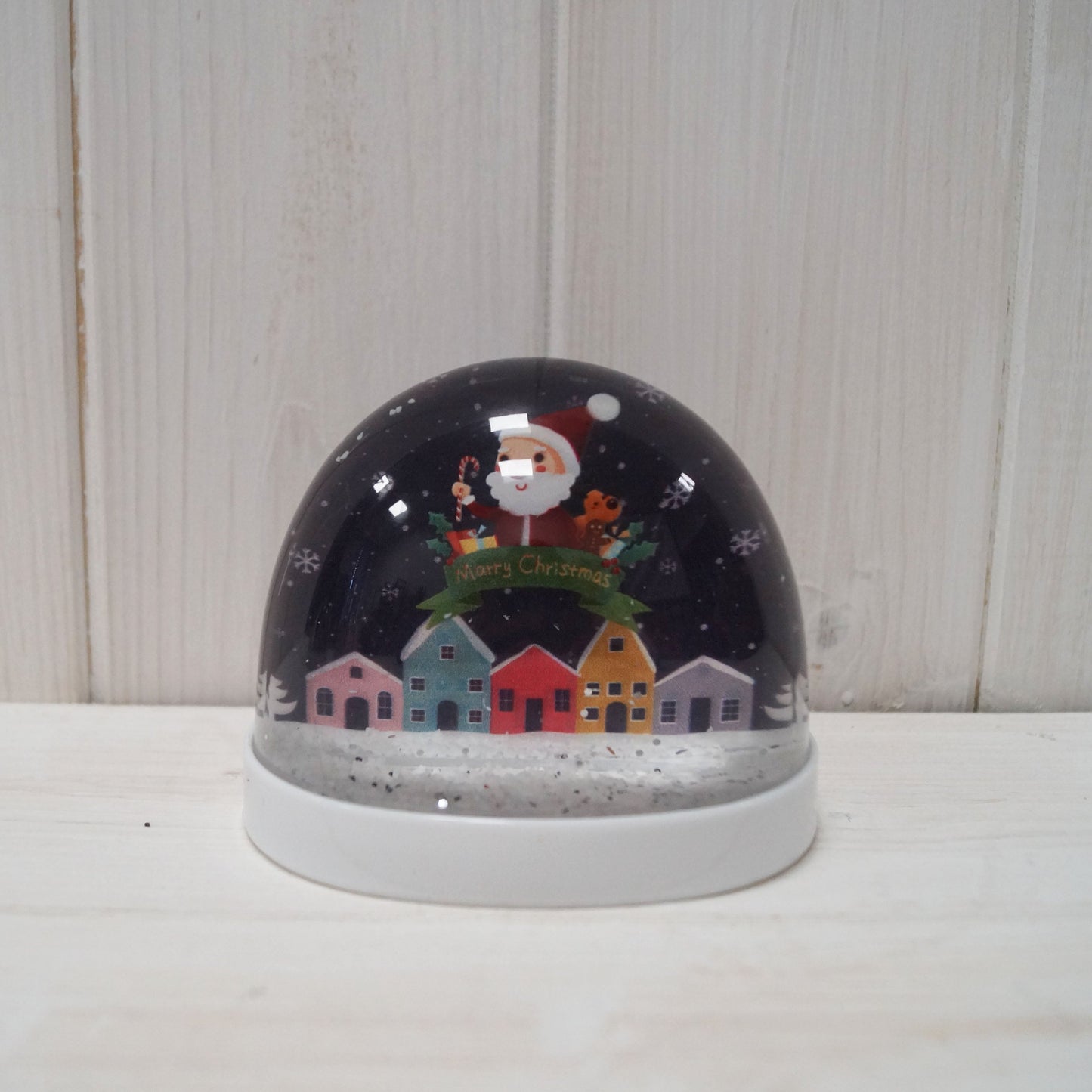 Plastic Snow Globe with Houses