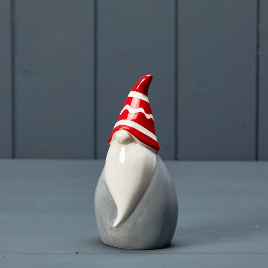 Ceramic Gonk with Festive Hat