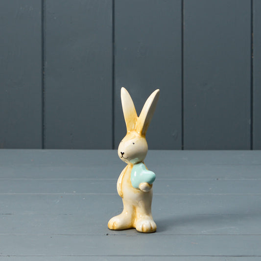 Ceramic Rabbit with Heart