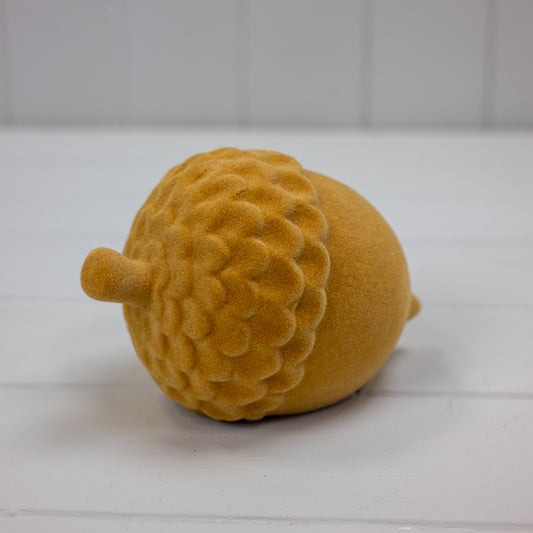 Ceramic Flocked Acorn