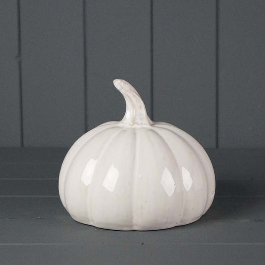 Glazed Ceramic Pumpkin