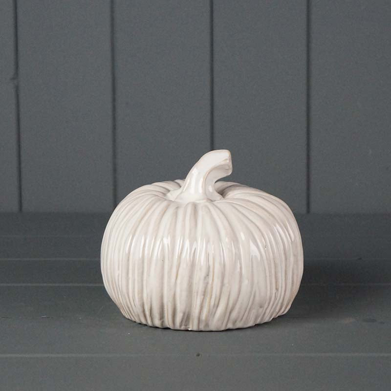 Glazed Ceramic Pumpkin