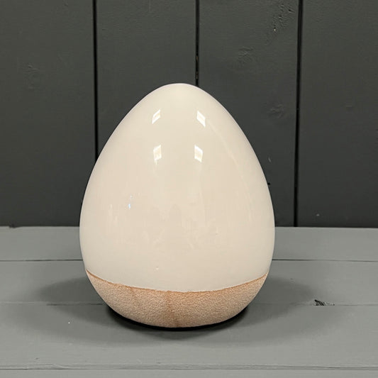 Ceramic White Egg