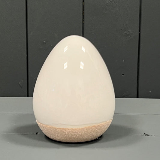 Ceramic White Egg