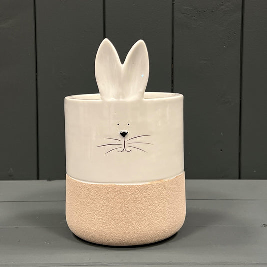 Ceramic White Rabbit Pot