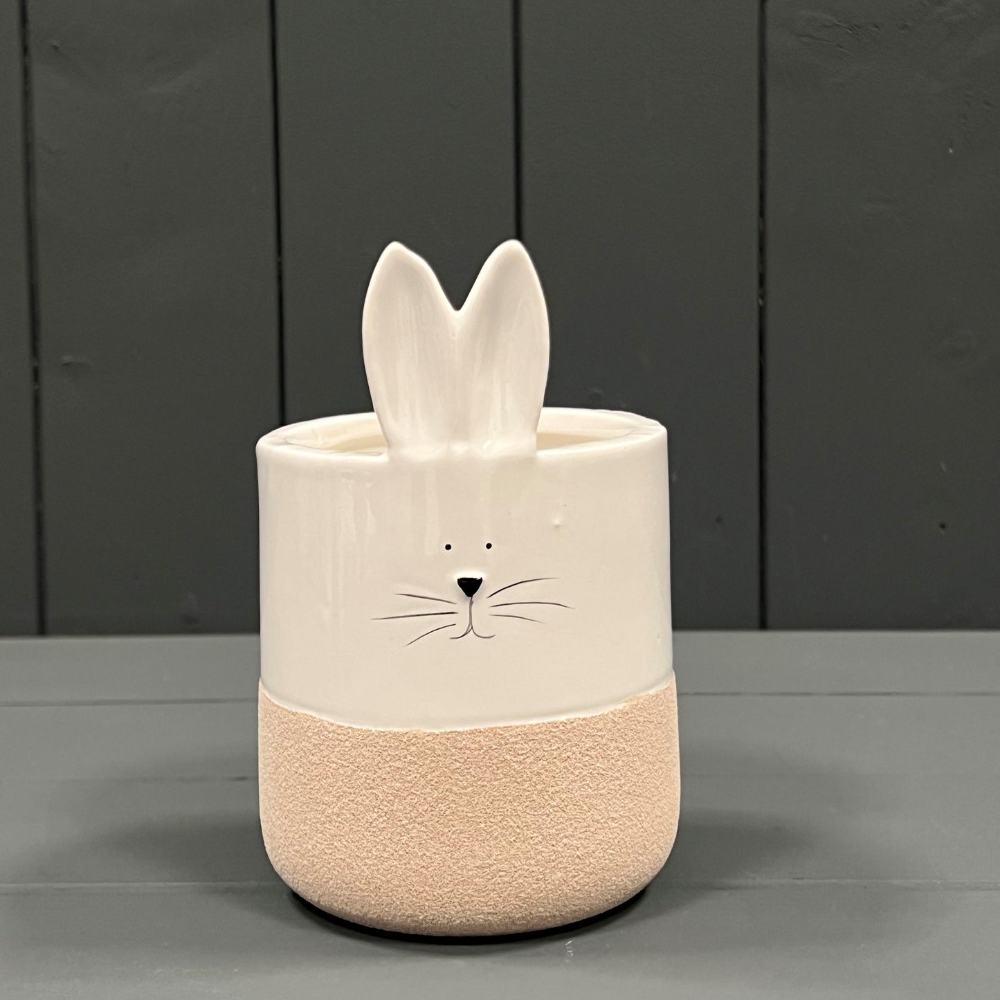 Ceramic White Rabbit Pot