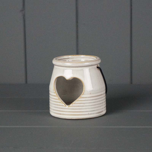 Ceramic Heart Tealight Holder