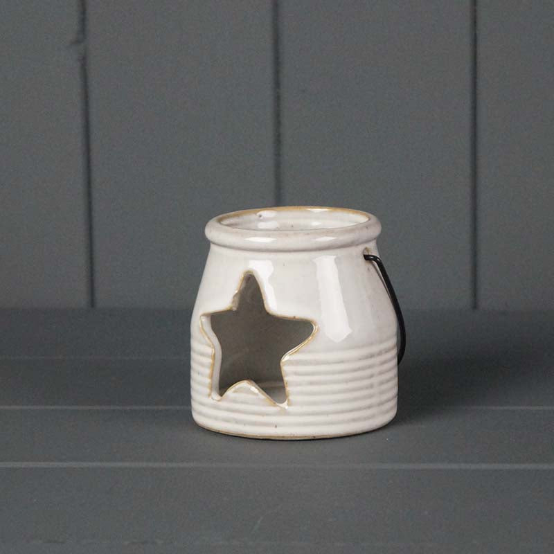 Ceramic Star/Heart Tealight Holder