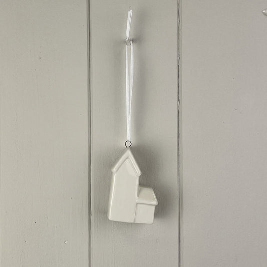 White Ceramic Hanging House Decoration