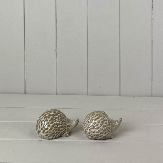 Beige Mottle Ceramic Hedgehog
