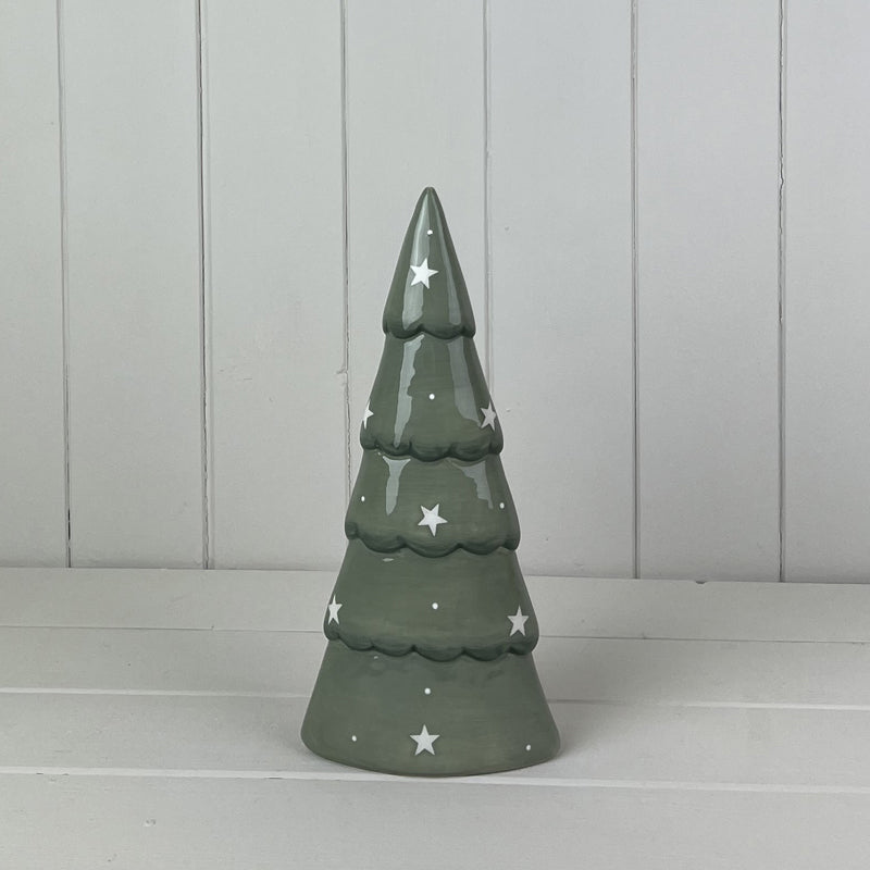 Light Green Ceramic Tree Decoration