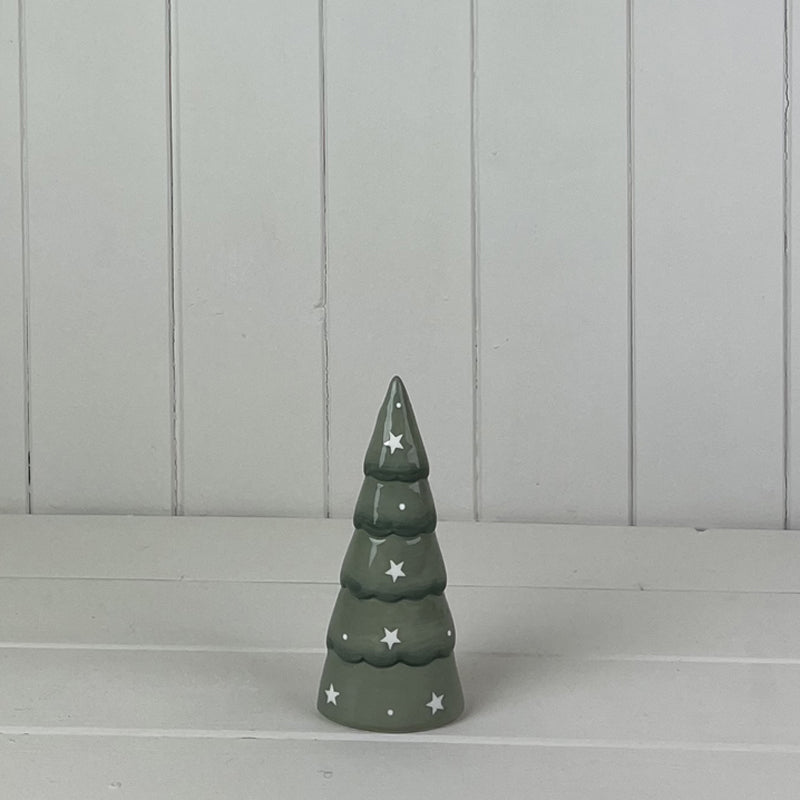 Light Green Ceramic Tree Decoration