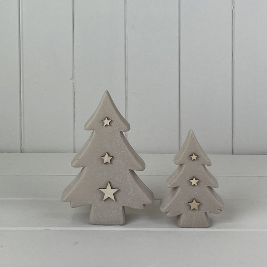 Sand Texture Effect Ceramic Tree Decoration