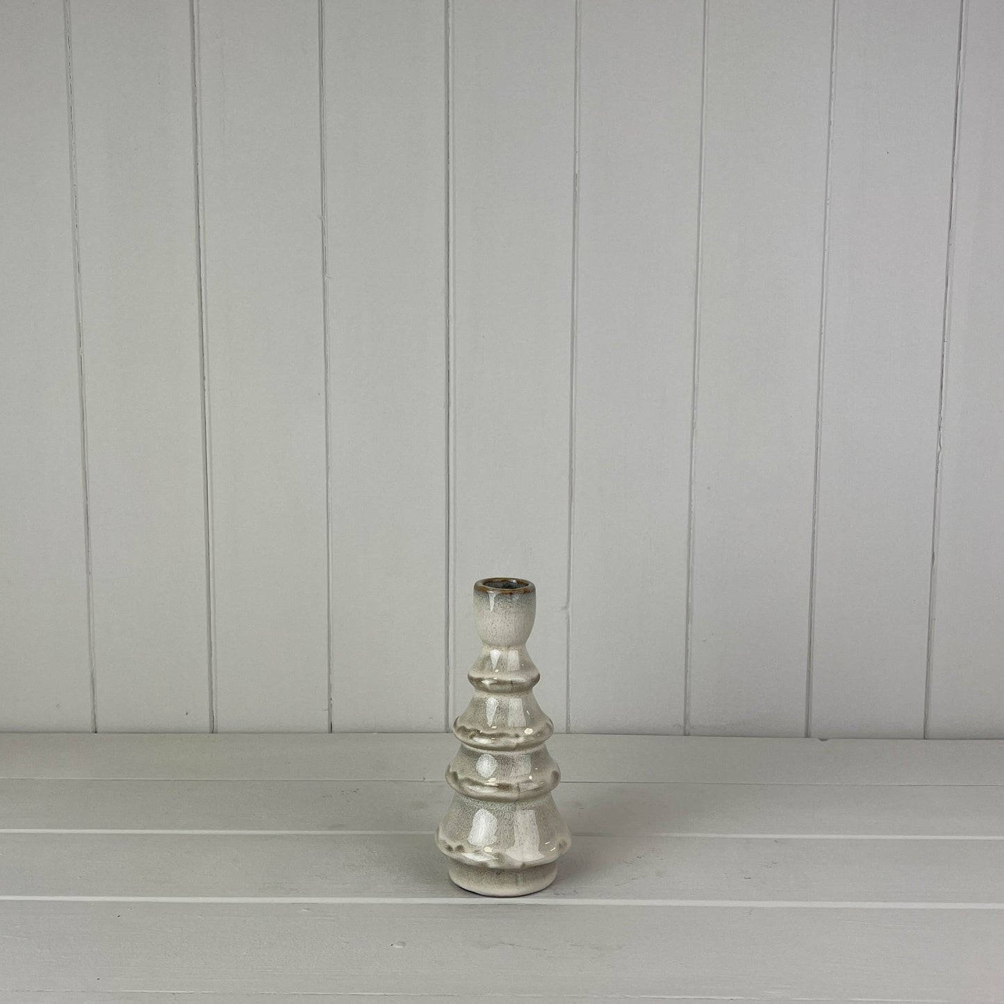 Glazed Ceramic Candle Holder