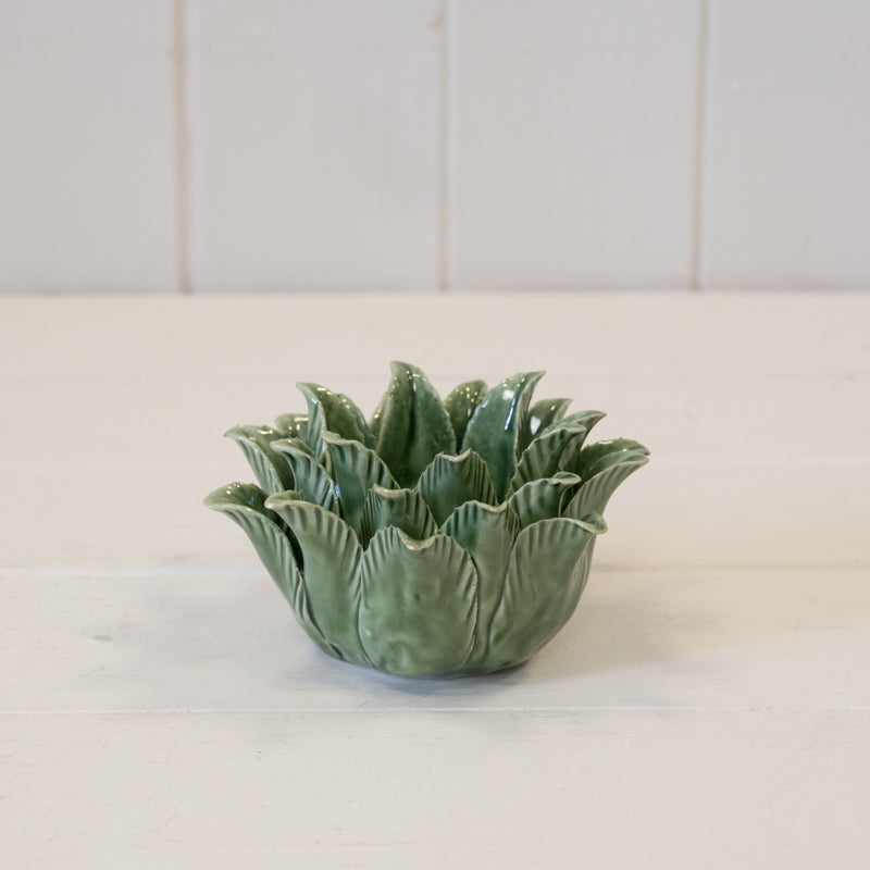 Green Flower Ornament
