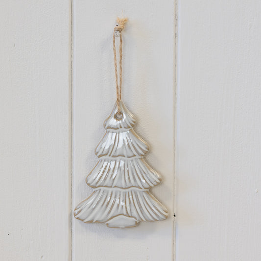 Ceramic Natural Hanging Christmas Tree