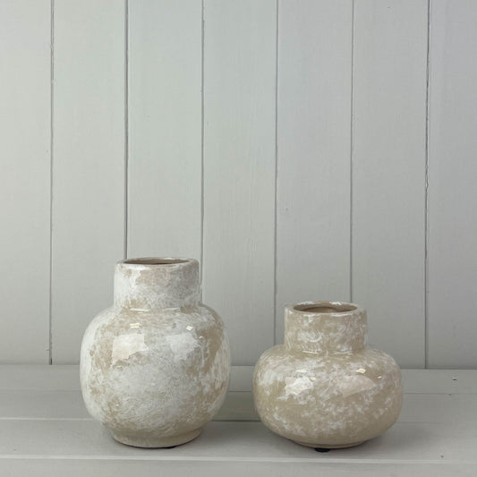 Marbled Ceramic Vase