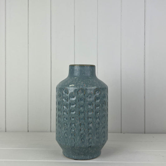 Dimpled Ceramic Vase