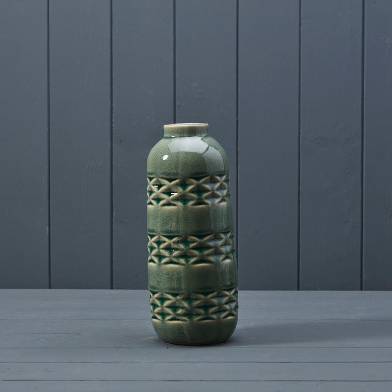 Green Ceramic Vase Collection