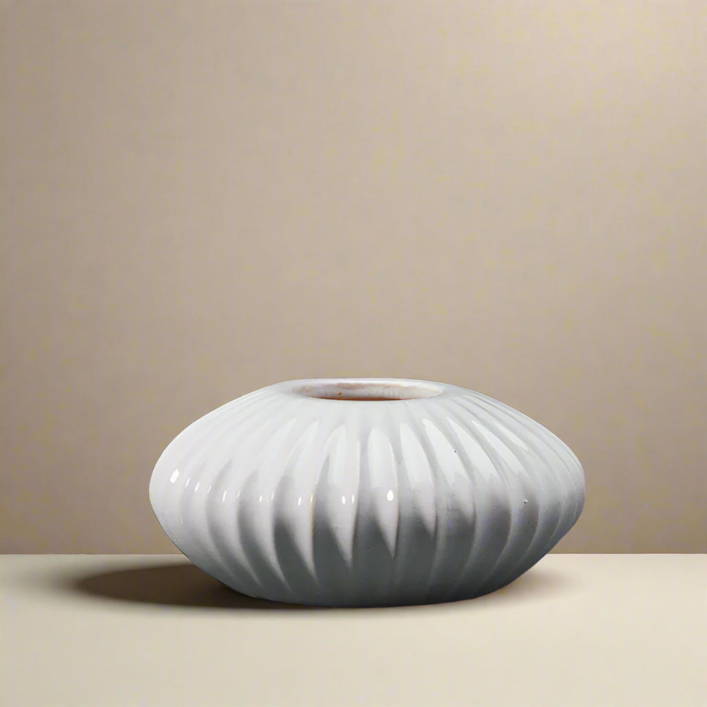 White Ceramic Pot