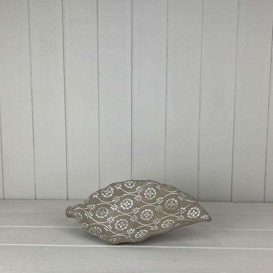 Concrete Leaf Dish