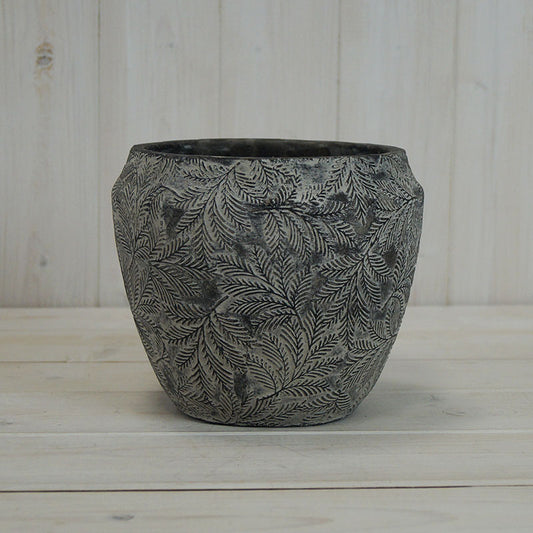 Black Leaf Pot