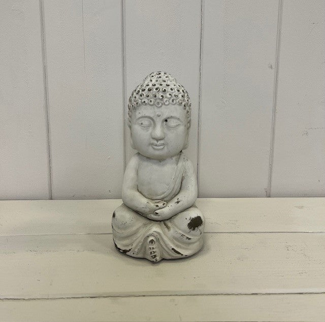 White Sitting Buddha