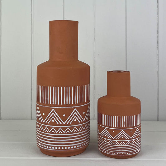 Terracotta Style Vase