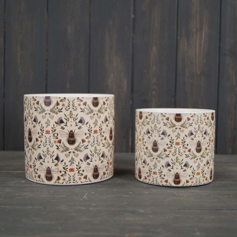 Botanical Bee Pots