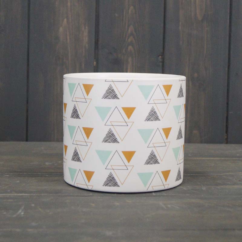 Geometric Pattern Pot