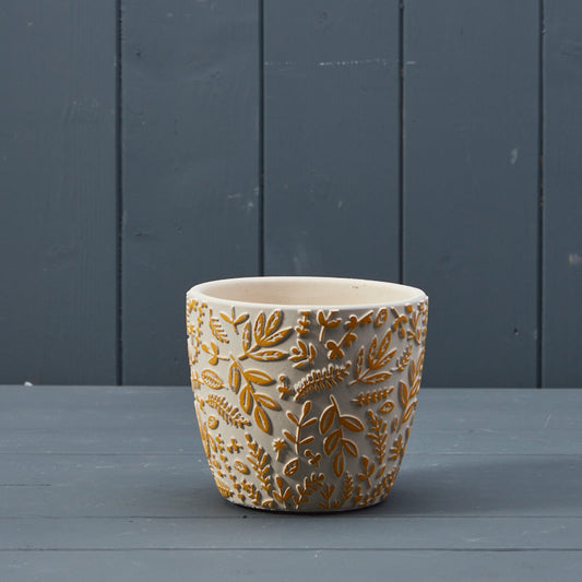 Yellow Leaf Pot